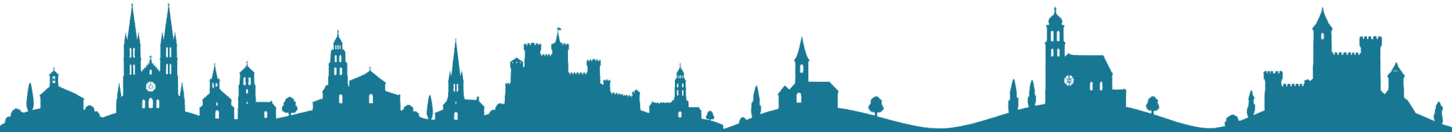 Silhouette de cathédrales
